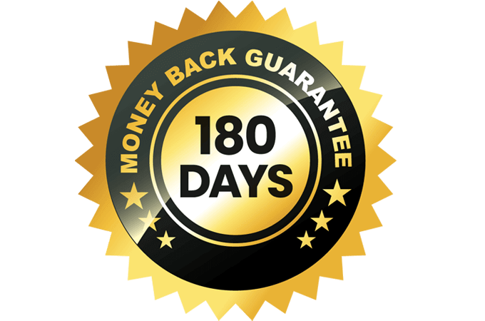 Gluco Refresh 180-Day Money Back Guarantee